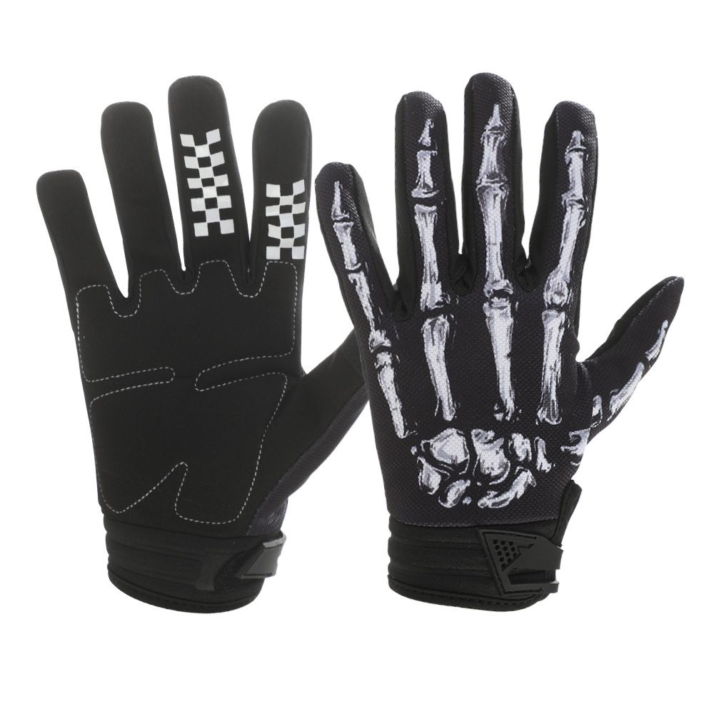 LOHAS FOX Skeleton Rose Motorcycle Gloves Fisd firebird own brand โ image 6