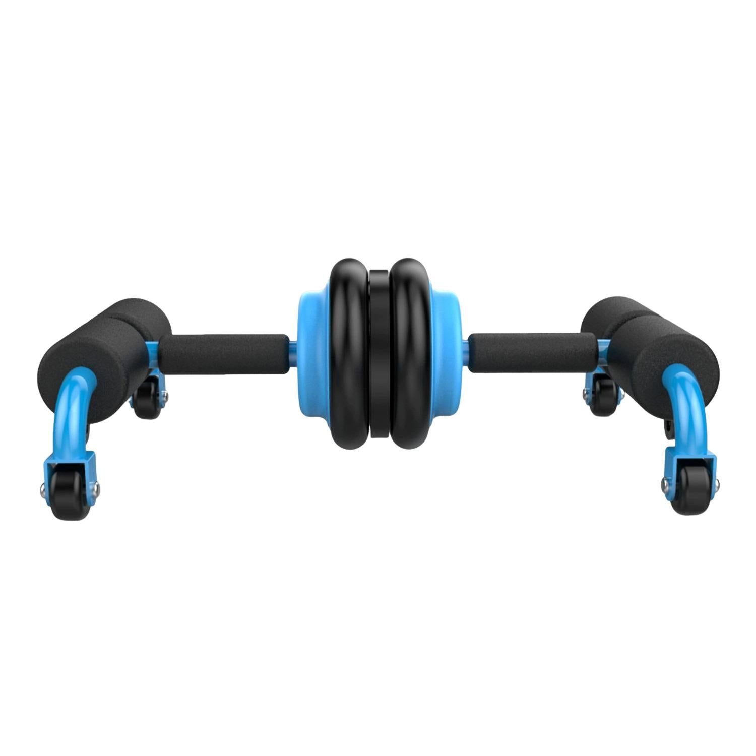 Ab Wheel Detachable Ab Wheel Sit-Up Assistor Multi-Functional Home Fitness Equipment Suitable Blue