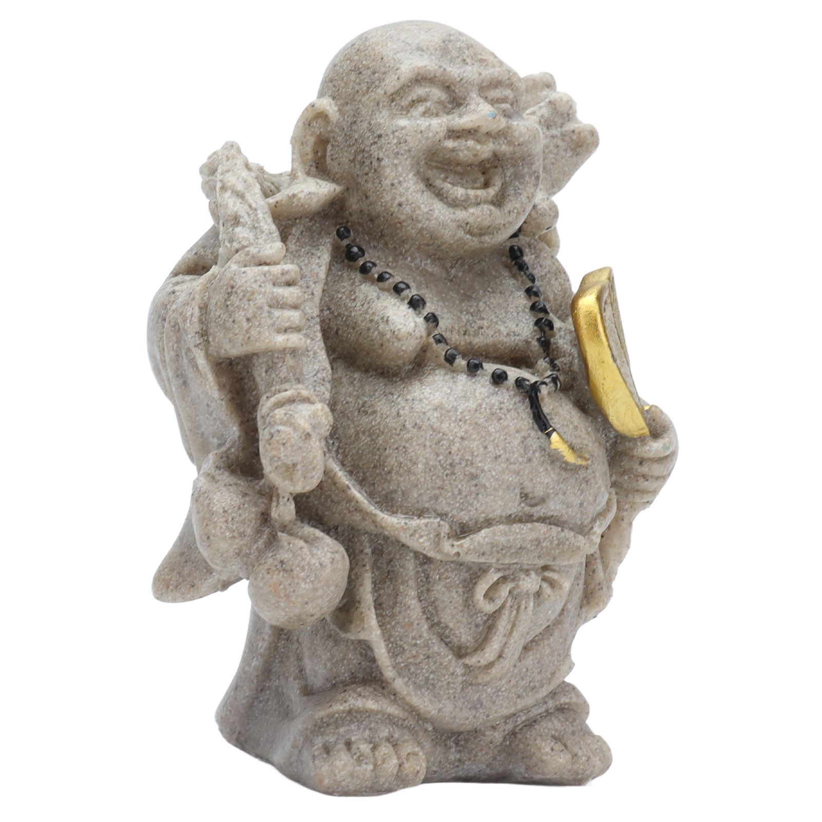 Buddha Statue Resin Mini 8cm Maitreya Laughing Buddha Figurine for Home Office Decoration Gift Collection โ image 2