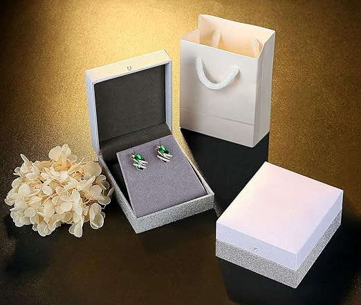 Infinity Love Heart Birthstone Earrings for Women, Crystal Stud Earrings with Healing Stones, Allergy-Free Jewelry for Women with Gift Box, Silver-tone — image 4