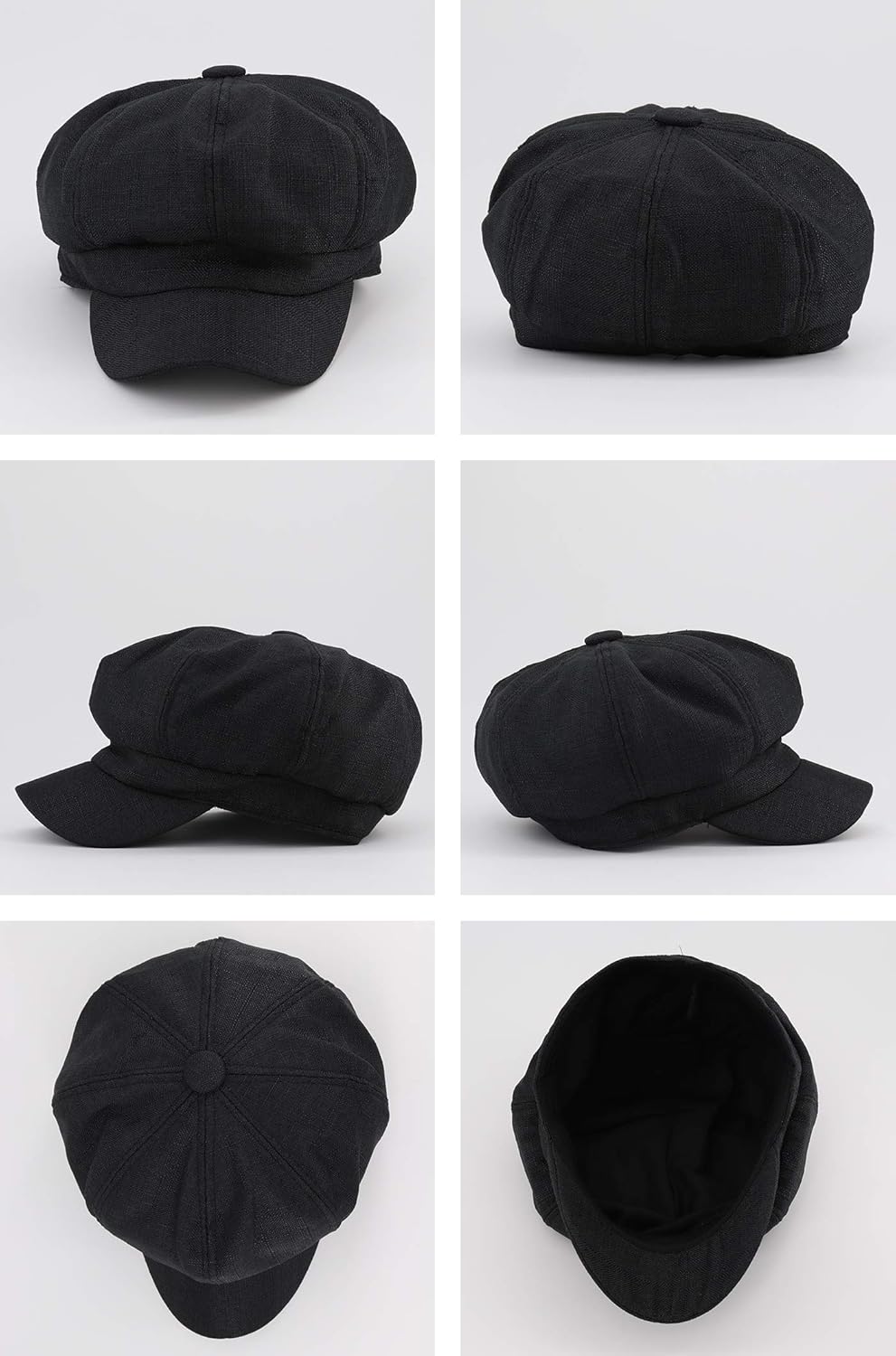 Newsboy Cap Ivy Cap Plain Cabbie Visor Beret Gatsby Ivy Caps for Women Newsboy Cap Lightweight Summer Prime Gatsby Cap Driving Hats Ivy Hat Adjustable Beret โ image 6