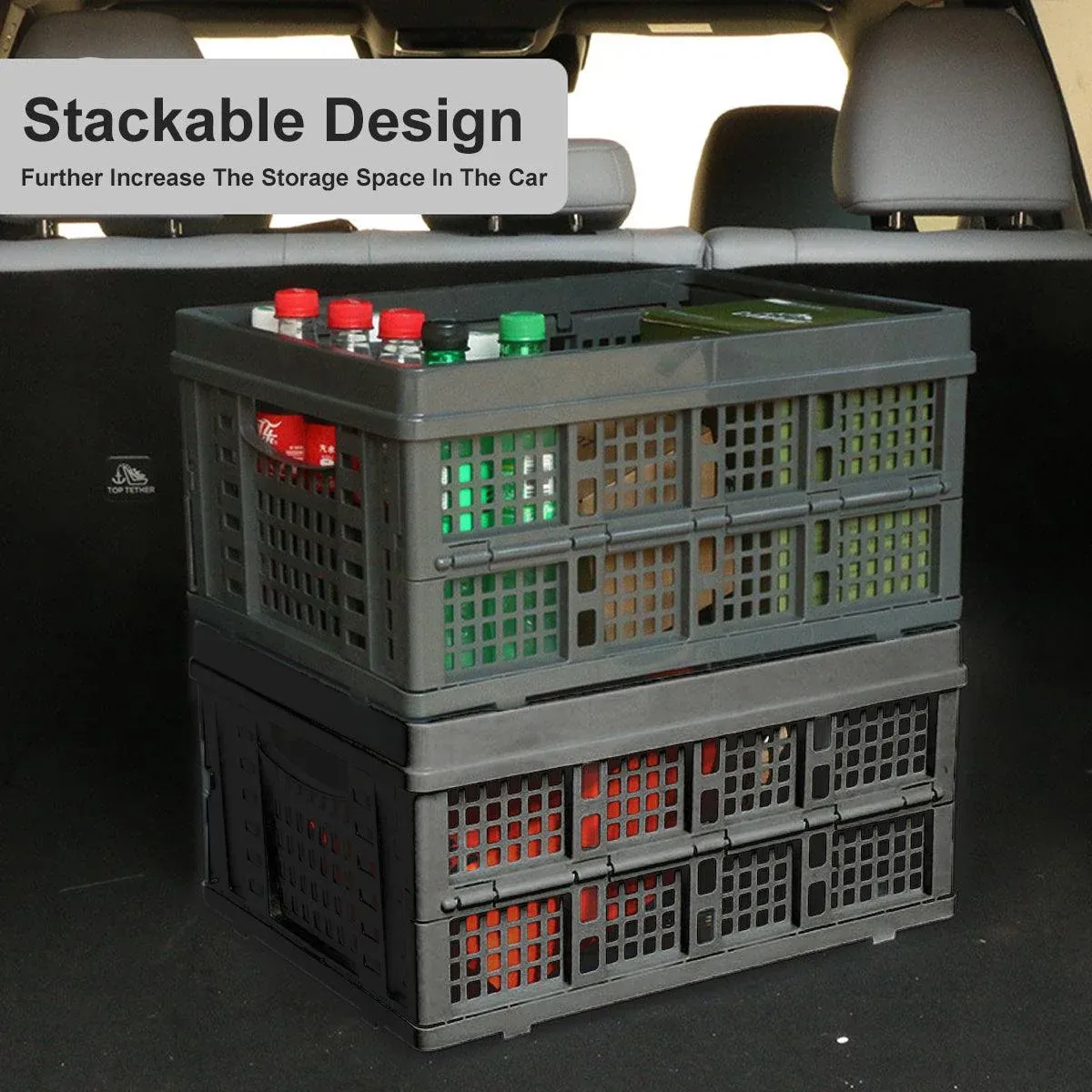 Car Trunk Storage Box Oversized Car Folding Box Outdoor Camping Large Capacity Finishing — image 4