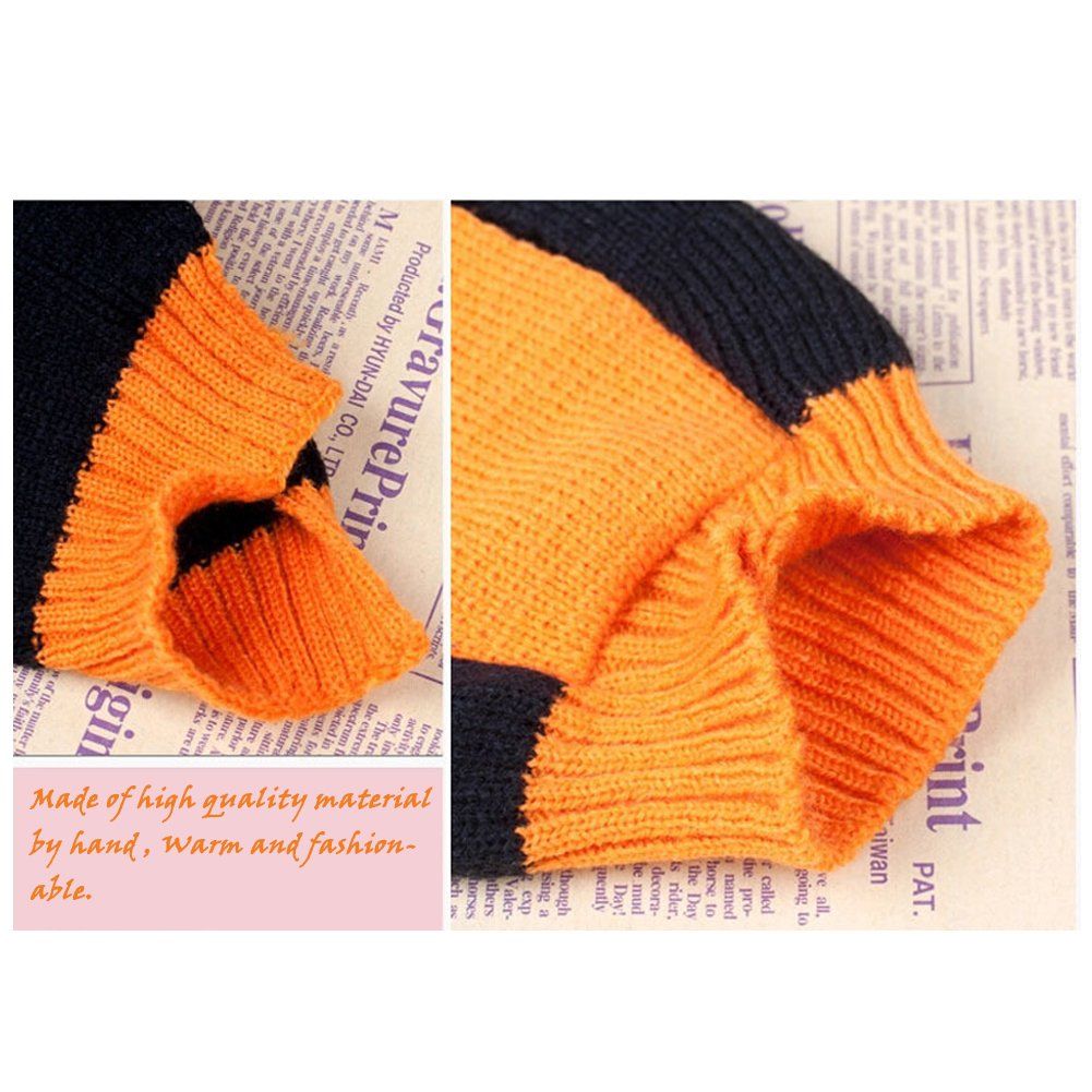 Dog Sweater Pumpkin Pet Sweaters Halloween Holiday Party for Cat and Puppy Small and medium-sized dog Teddy clothing(M) — image 3