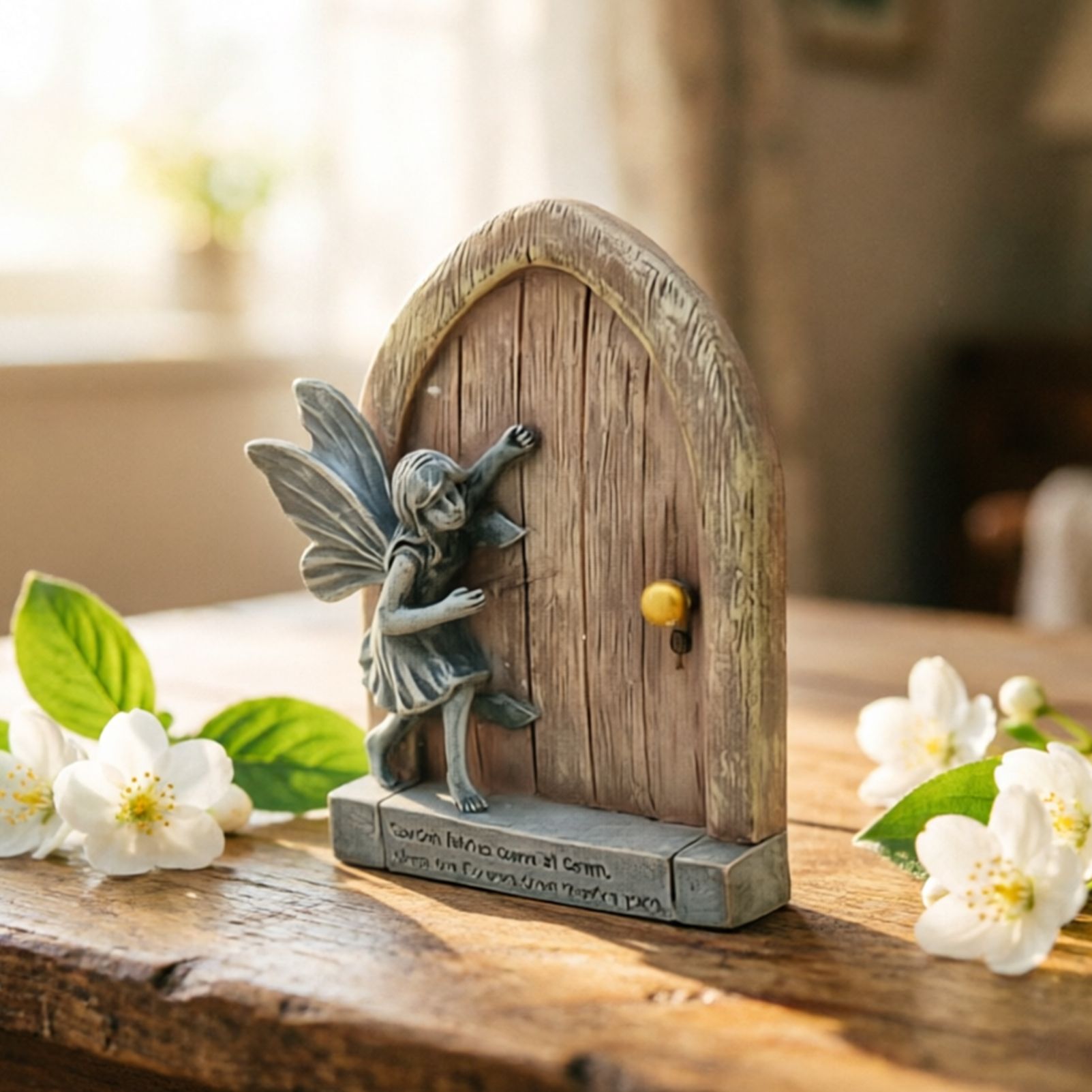 Whimsical Fairy Door Garden Statue Enchanting Outdoor & Indoor Decor for Flower Beds, Patios, Lawns, and Fairy Gardens — image 4