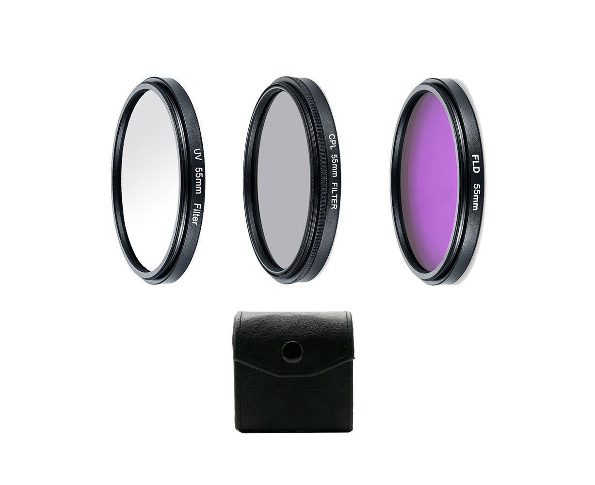 Professional UV CPL Polarizer FLD Photo Photography Filter Kit for SLR Camera โ image 4