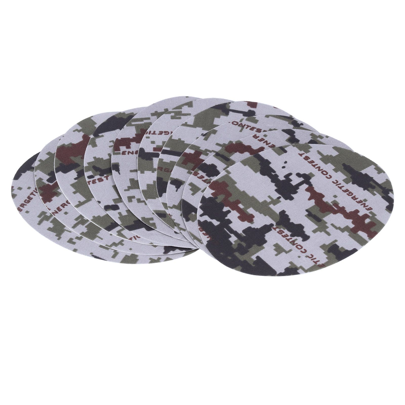 10PCS Camouflage Clothes Patches Clothing Repair Decorating Kit for Pants Down Jacket Decoration — image 2