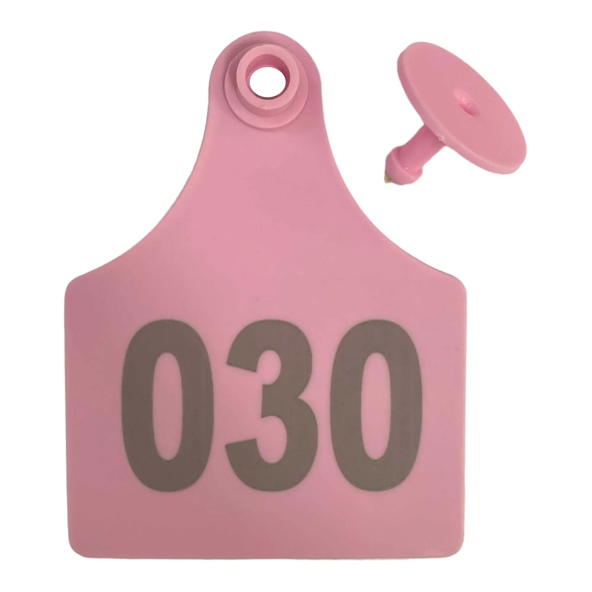1-100 Cattle Number Ear Tags 7x10cm Set - XL Pink Cow Sheep Livestock Labels — image 4