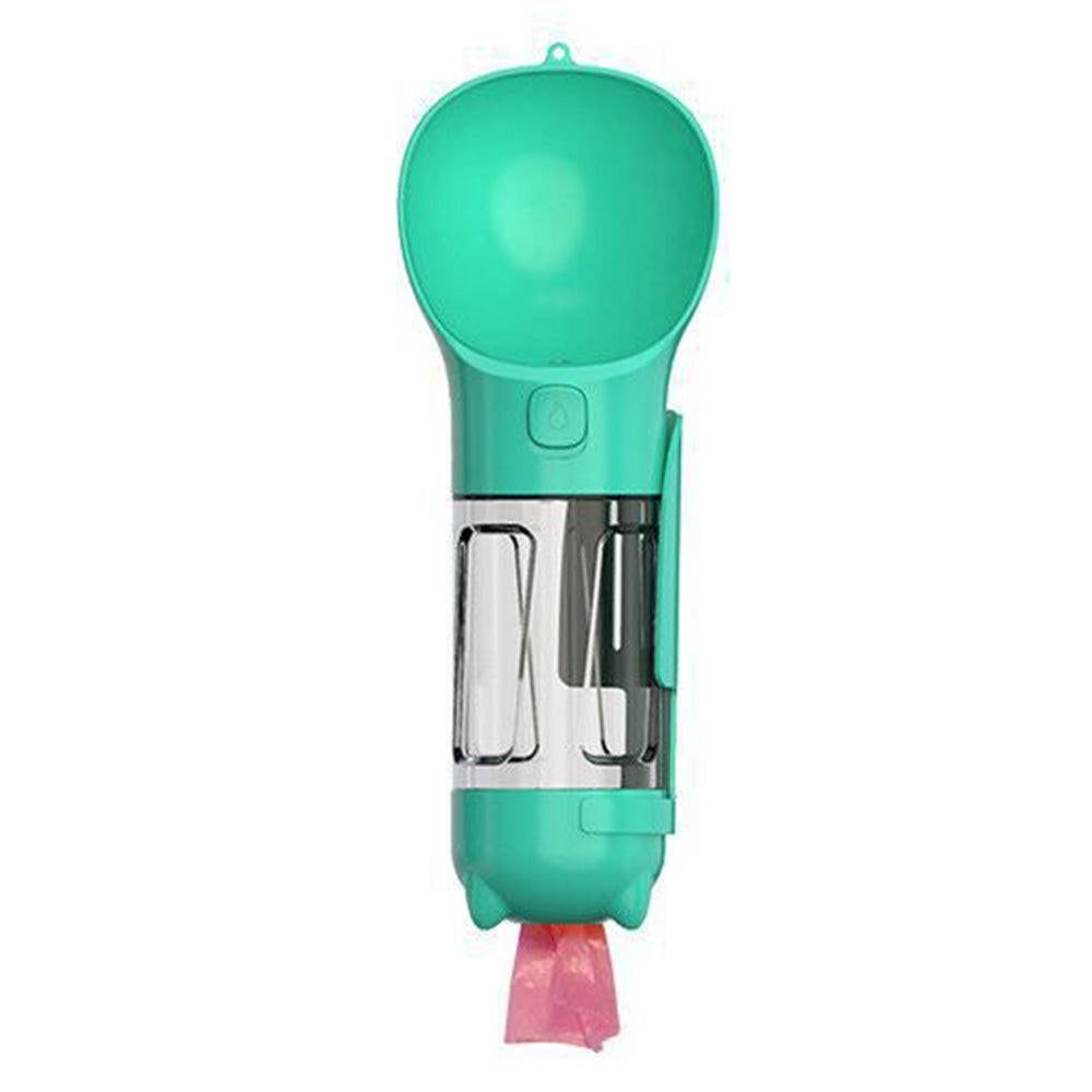 4 in 1 Pet Feeder Dog Cat Puppy Water Bottle Cup Travel Pooper Scooper Outdoor Blue 300ml โ image 5
