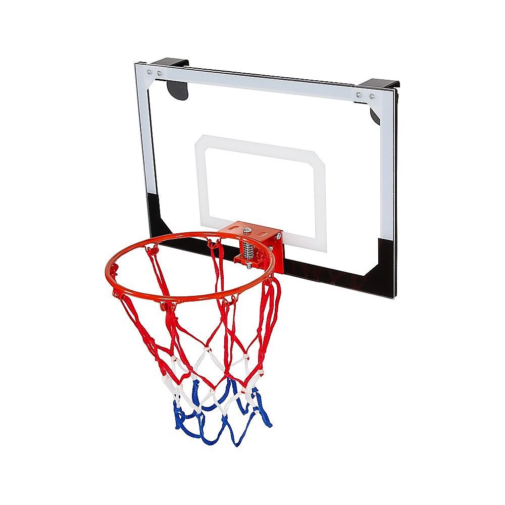 Indoor Mini Basketball Hoop Set – Door Mounted Backboard Kit with Ring & Ball — image 6