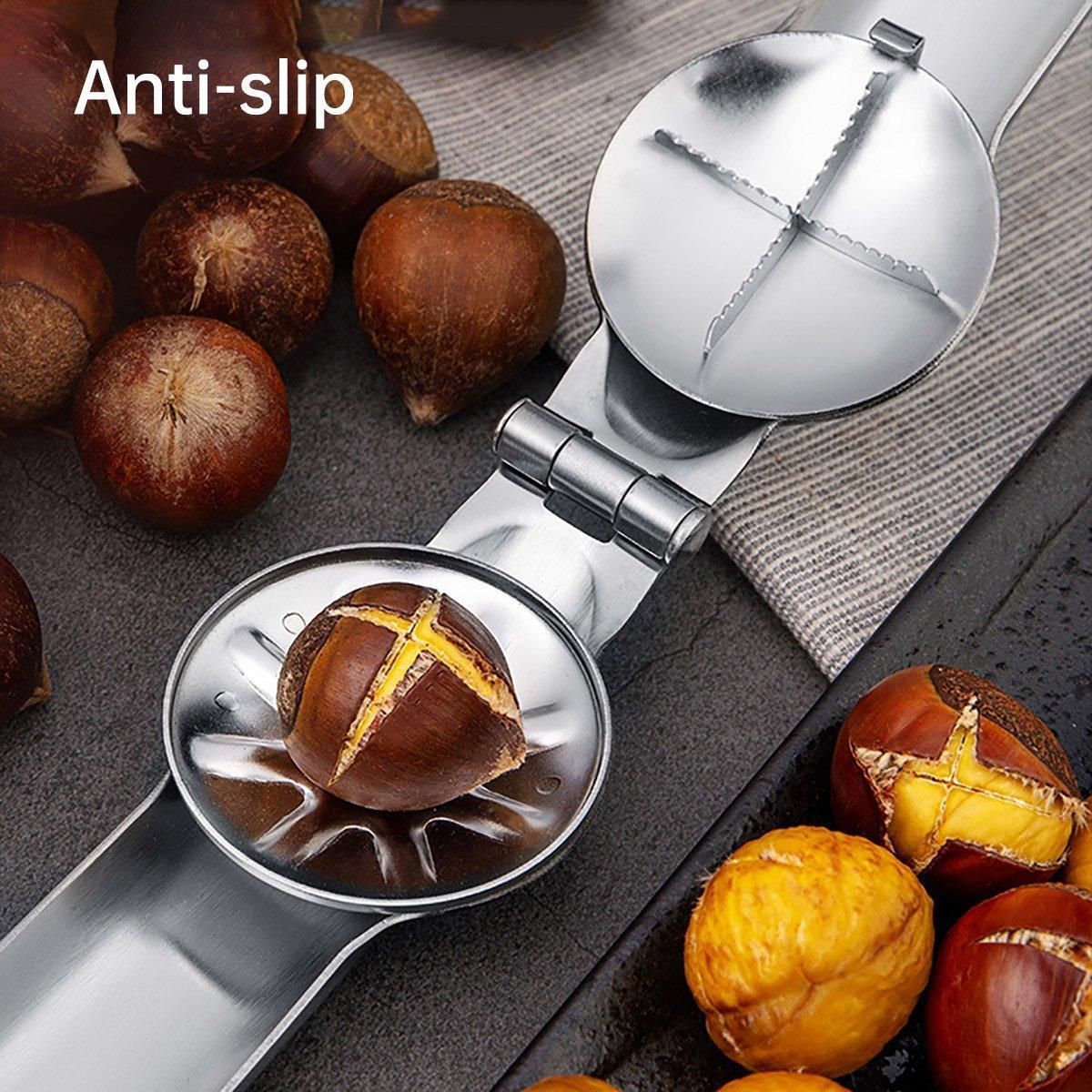 Chestnut Opener 304 Stainless Steel Cross Chestnut Shell Stripper Nut Cracker โ image 5