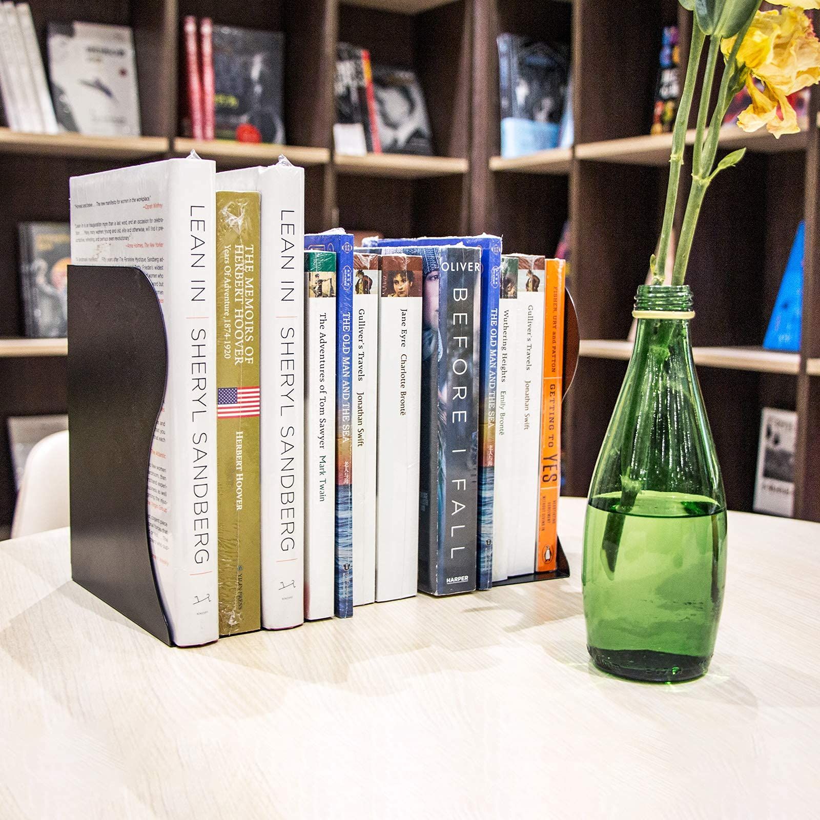 Metal Bookends for Heavy Books — image 2