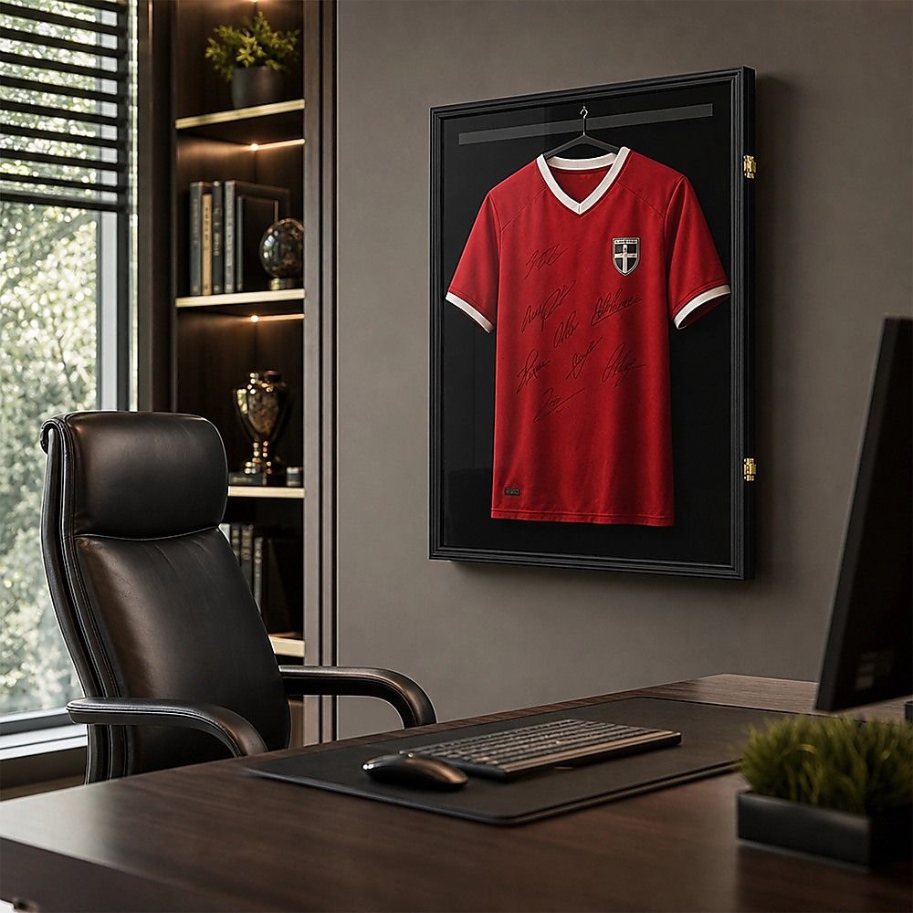 Wall Mounted Lockable Jersey Display Case 80cm Sports Memorabilia Storage Box For Football And Basketball Shirts โ image 3