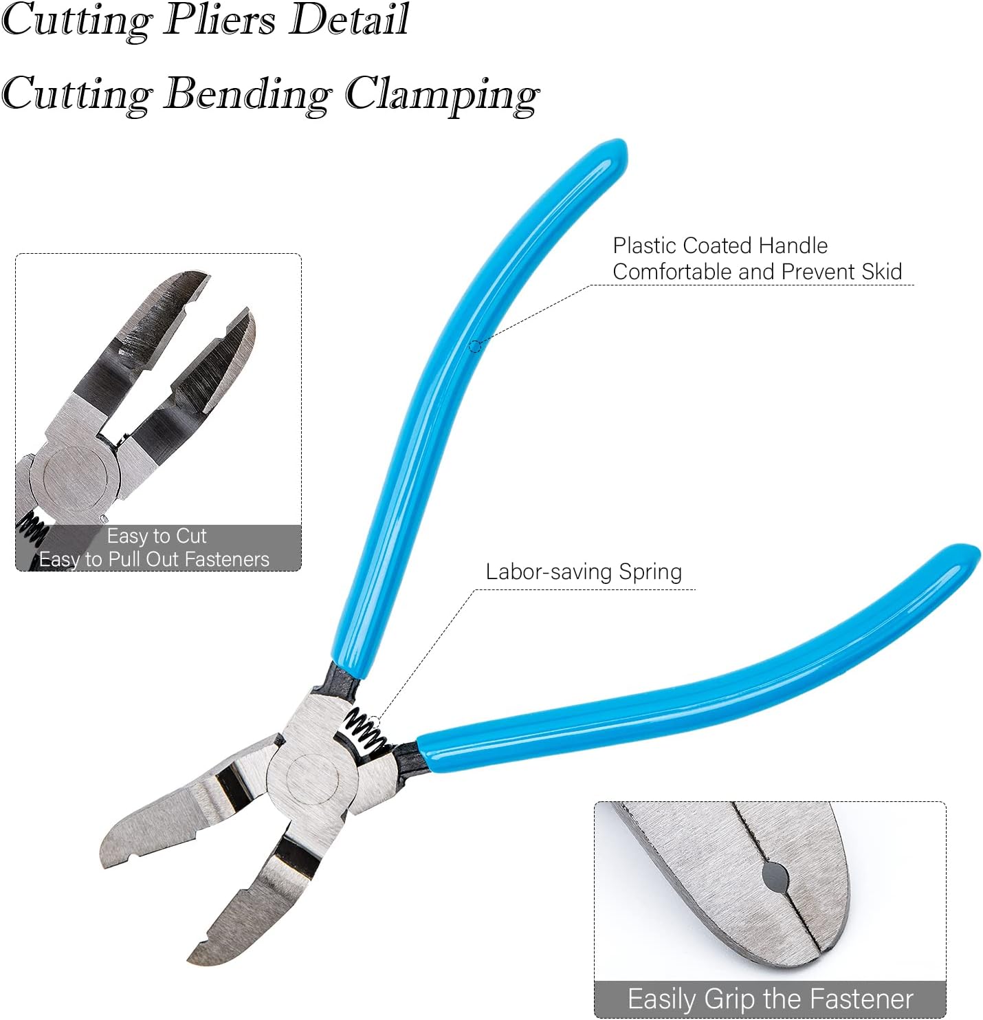 Multi-function Diagonal Side Cutting Plier Car Trim Panel Clip Cutter Puller Fastener Rivets Remover โ image 2