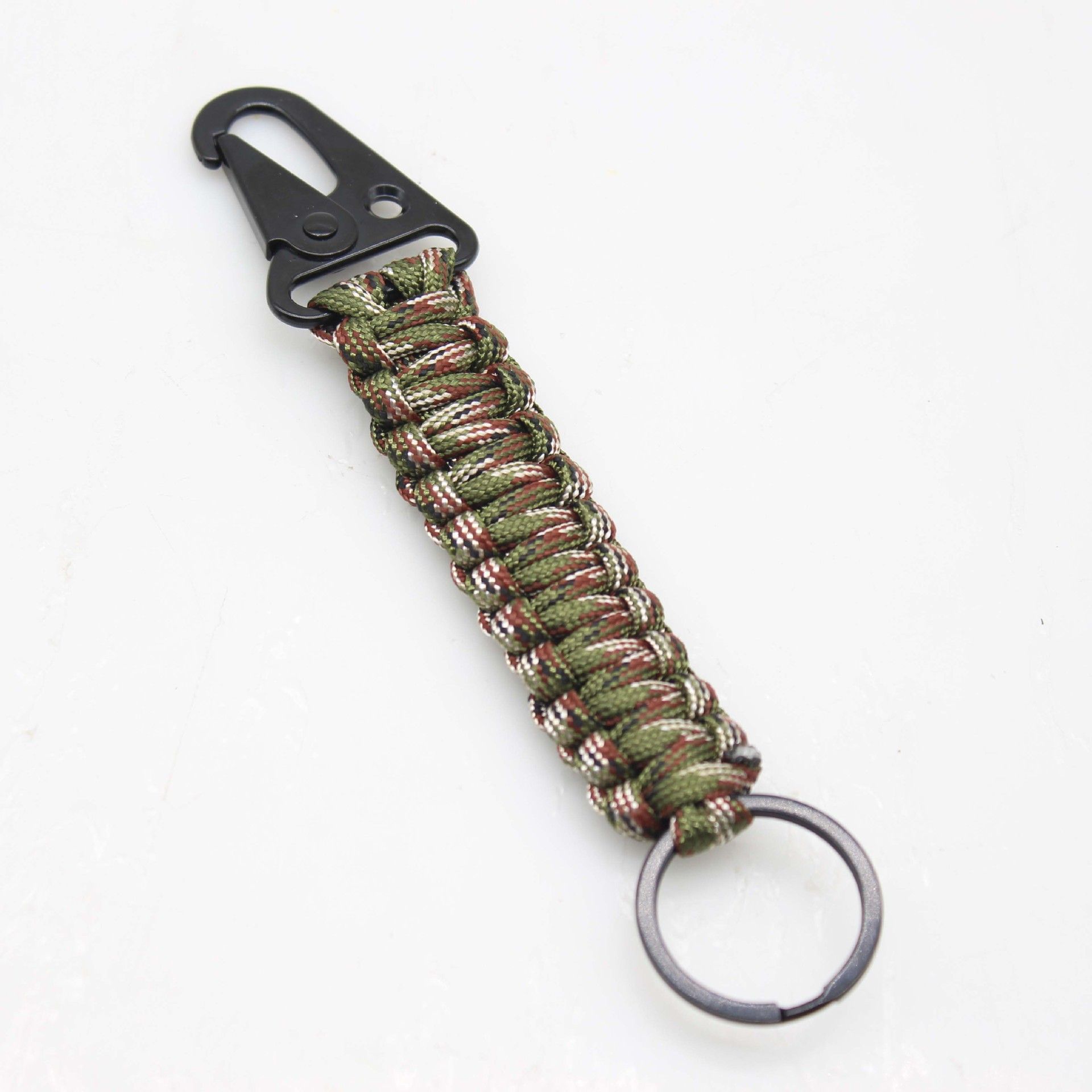 Umbrella rope climbing buckle woven pendant eagle beak keychain seven core umbrella rope woven umbrella rope jewelry keychain — image 5