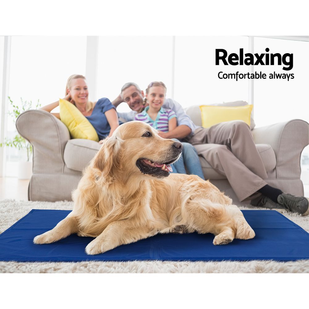 2 X Pet Cooling Bed Gel Mat Dog Cat Non-Toxic Cool Pad Puppy Cold Summer 50x40 CM โ image 3