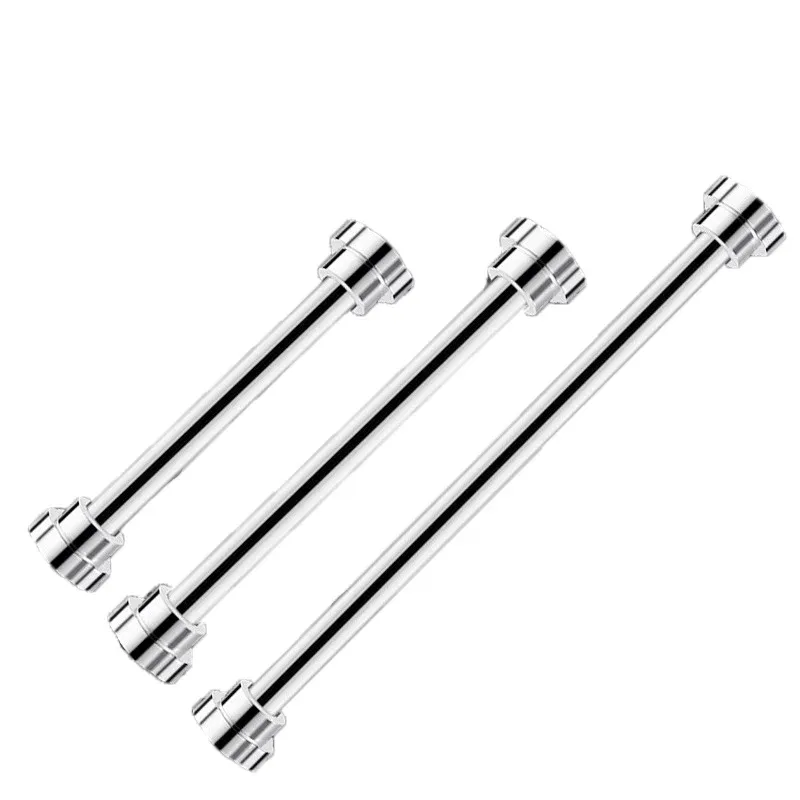 Adjustable Tension Rod Extendable Rack Shower Wind Curtain Closet Pole 50-160cm - 50-85cm — image 3