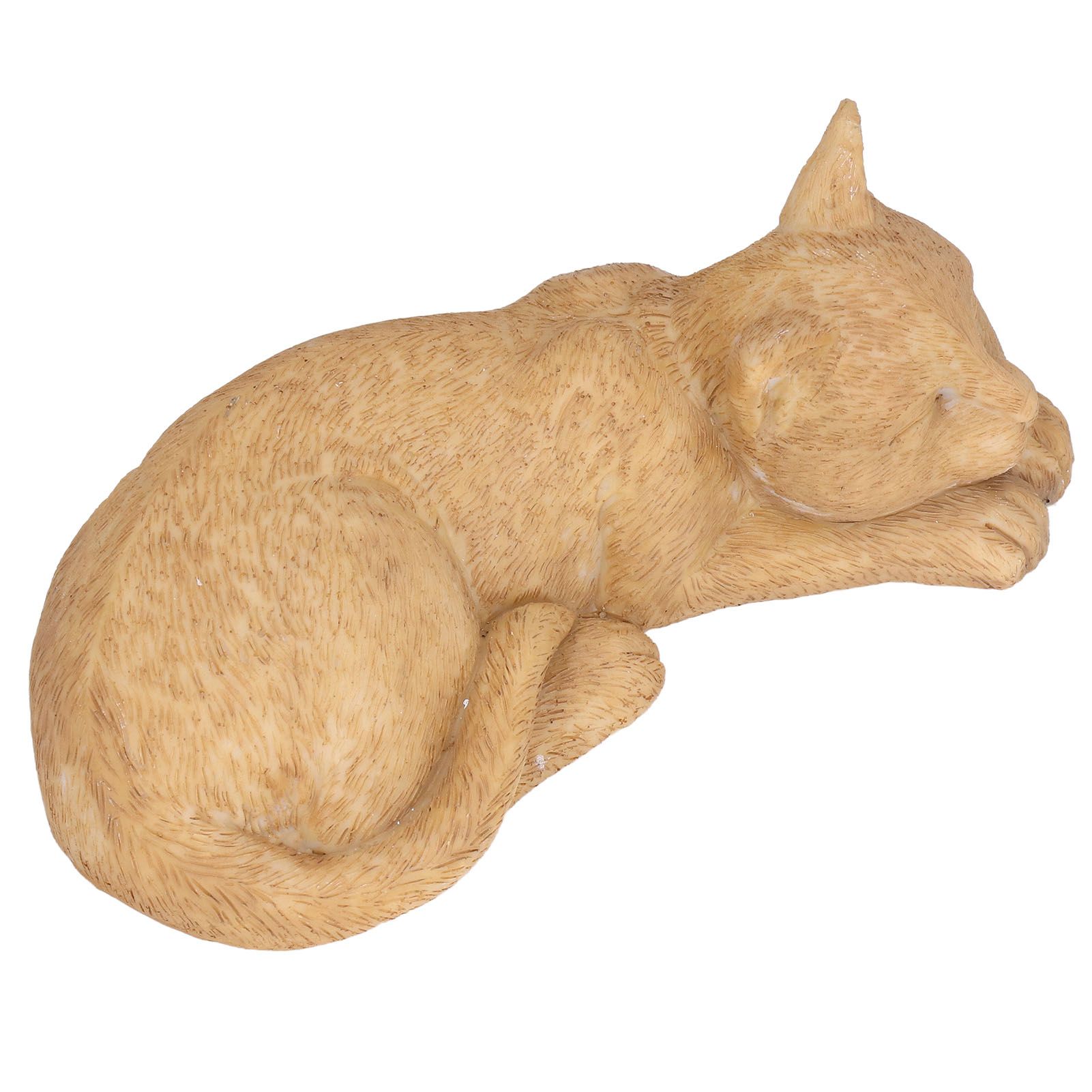 Imitation Stone Pet Memorial Tombstone Cat Dog Commemorative Resin Crafts Gravestone for Lawn Garden Outdoor YardCat Type C Sand Color — image 3