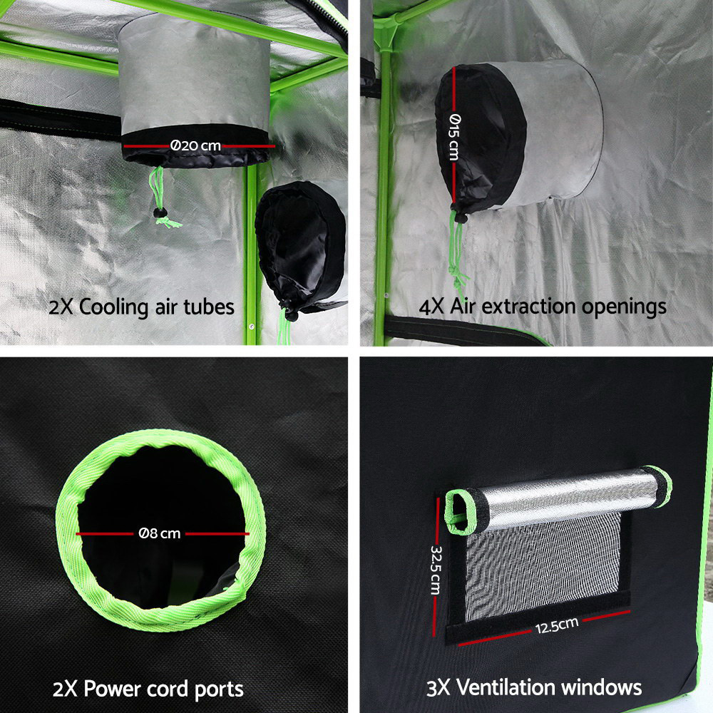 Greenfingers Grow Tent 240x120x200CM Hydroponics Kit Indoor Plant Room System โ image 6