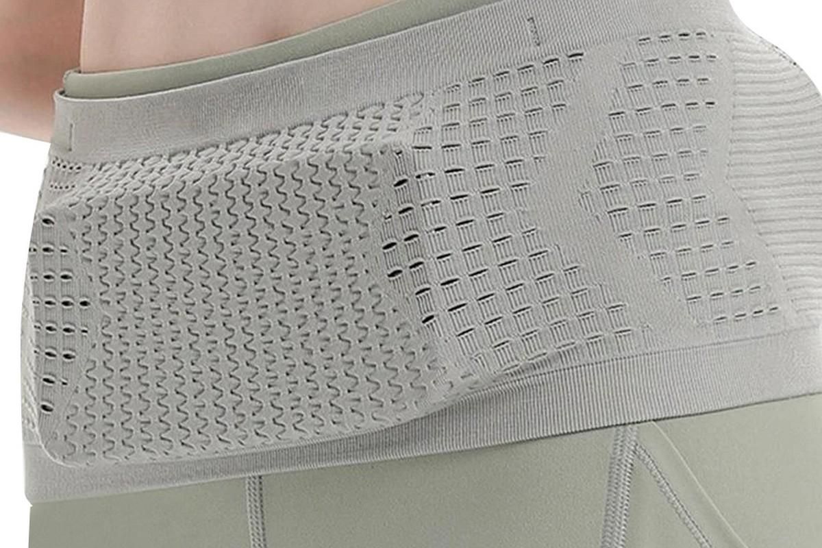 Invisible Running Waist Bag Belt Slim Running Belt Exercise Waist Belt Runner Belt for Running Walking Cycling Camping Gym -Gray / M — image 4