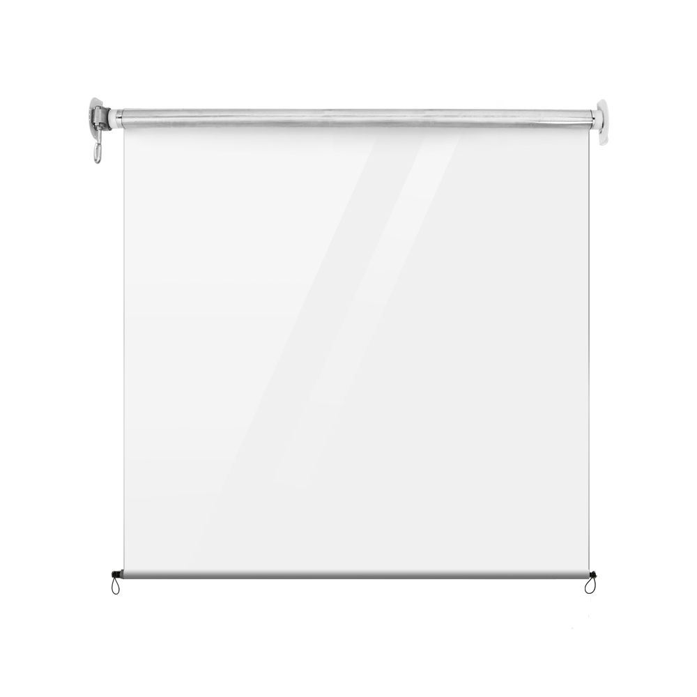 Instahut 1.5X2.4M Outdoor Blinds Clear Roll Down Awning Retractable Outdoor Blinds Water Wind Proof Transparent โ image 3