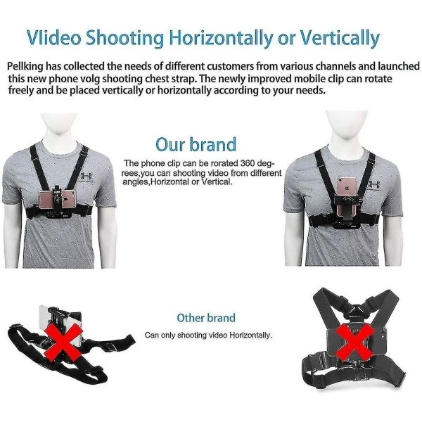 Universal Mobile Phone Clamp /u0026 Tripod Holder Compatible with GoPro Samsung iPhone Action Camera POV Mount — image 4
