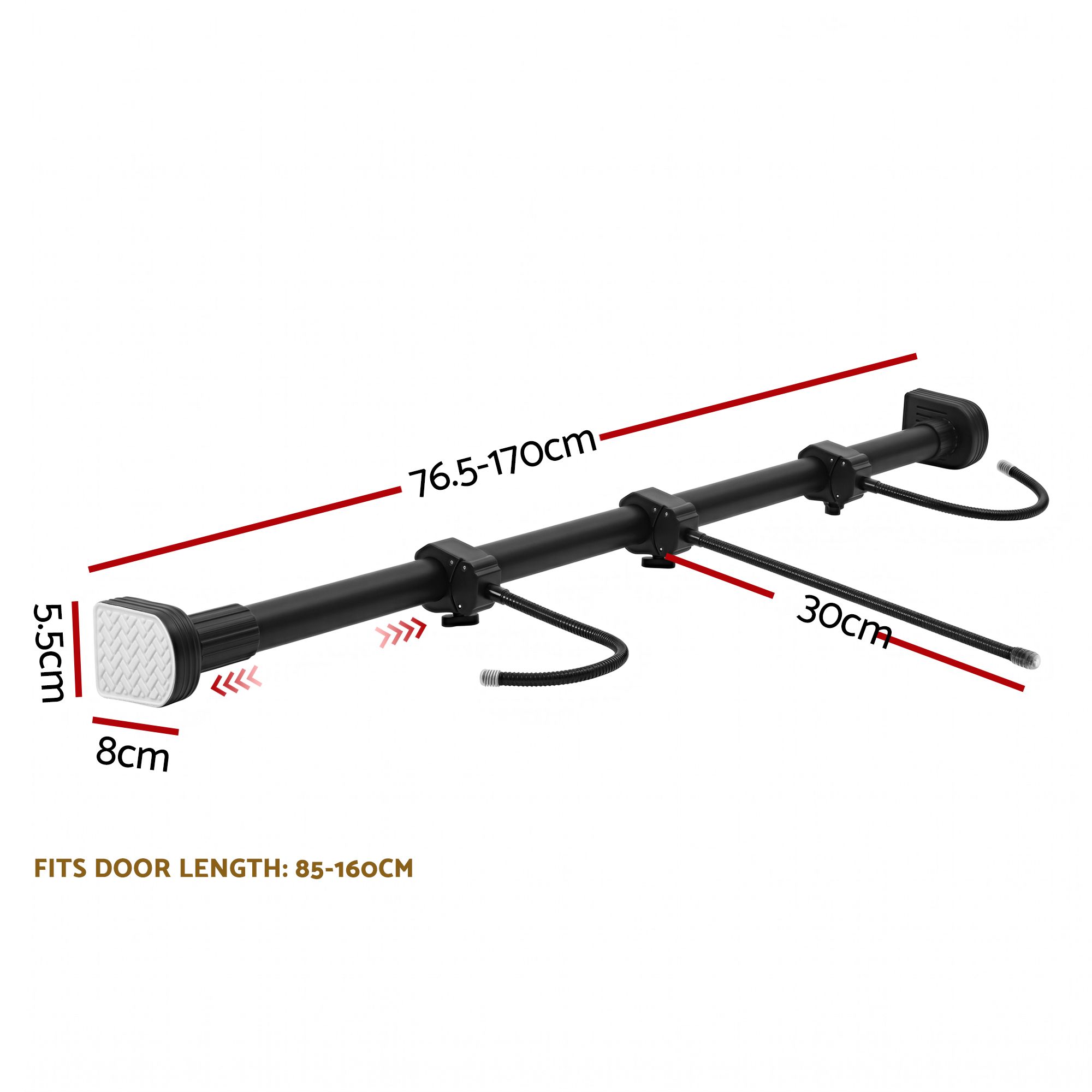 Jingle Jollys Christmas Garland Hook Wreath Hanger Fits 85-160CM Door No Drill โ image 2