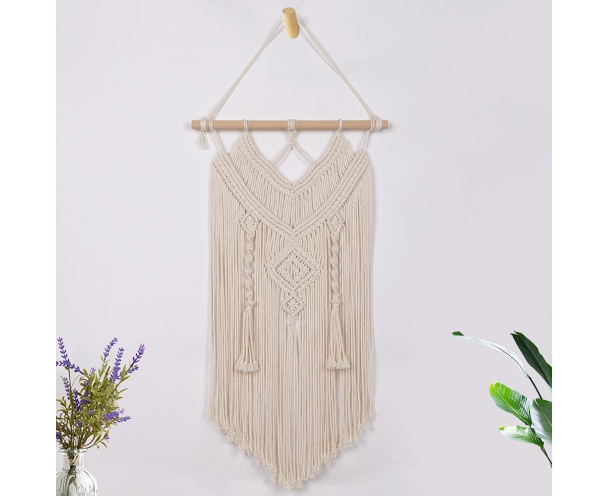 Boho Handwoven Wall Hanging Tassel Tapestry Craft Wedding Home Dorm Room Decor-6# โ image 6