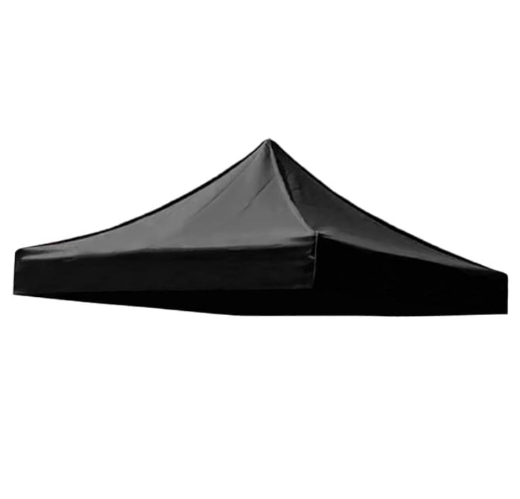 Gazebo Tent Top Cover Camping Beach Sunshade Shelter - Black / 2x2M โ image 2