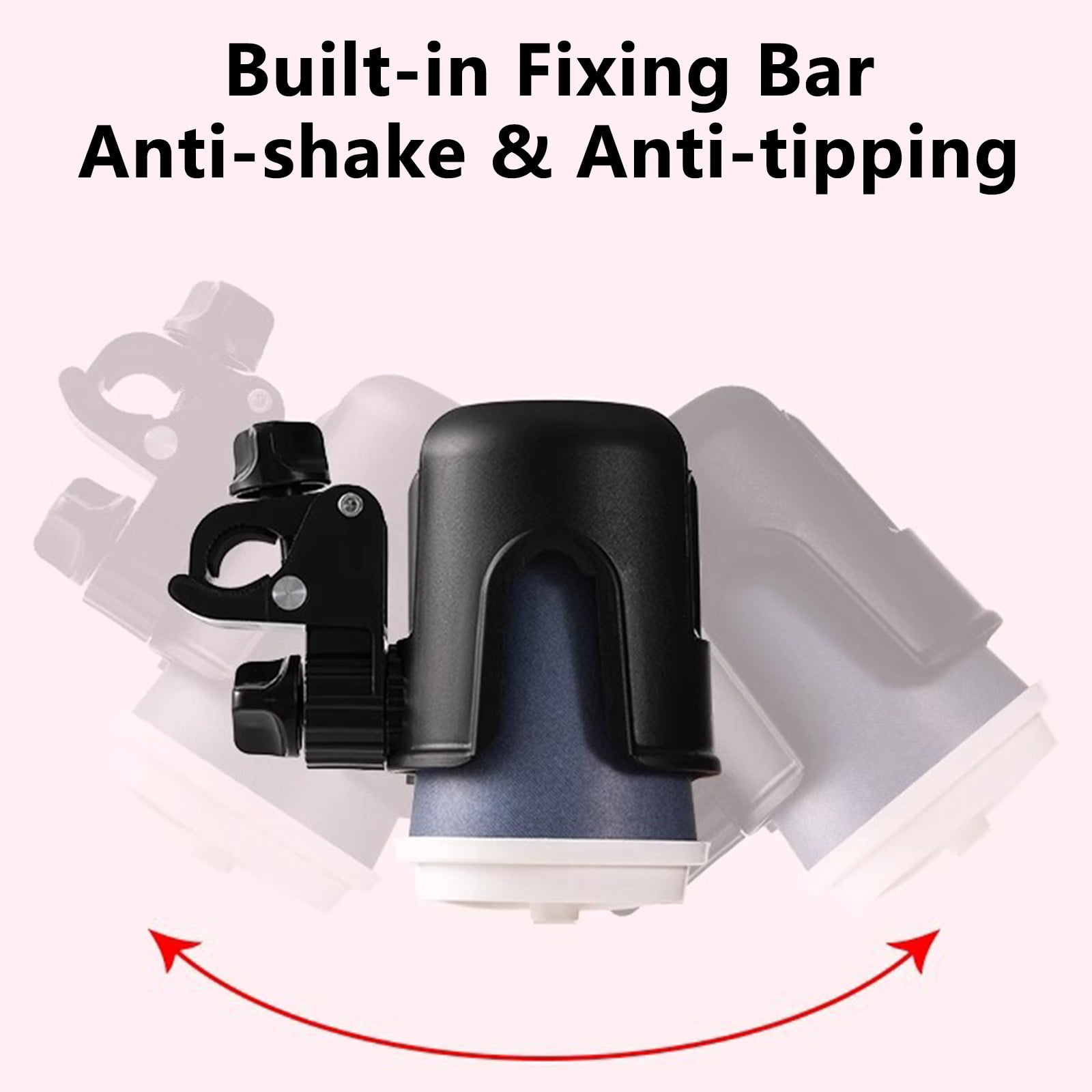 2-in-1 Bicycle Cup Holder with Mobile Phone Holder - Universal Water Bottle Holder, Coffee & Tea Mug Holder, for Electric Bike, Bicycle, Motorcycle, Stroller โ image 3