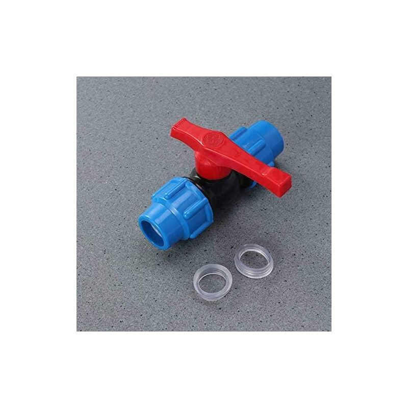 Mdpe Plastic Ball Valve - Compression Pipe Fitting With Inline Ball Valve - For Use With Water Pipe - 32Mm โ image 3