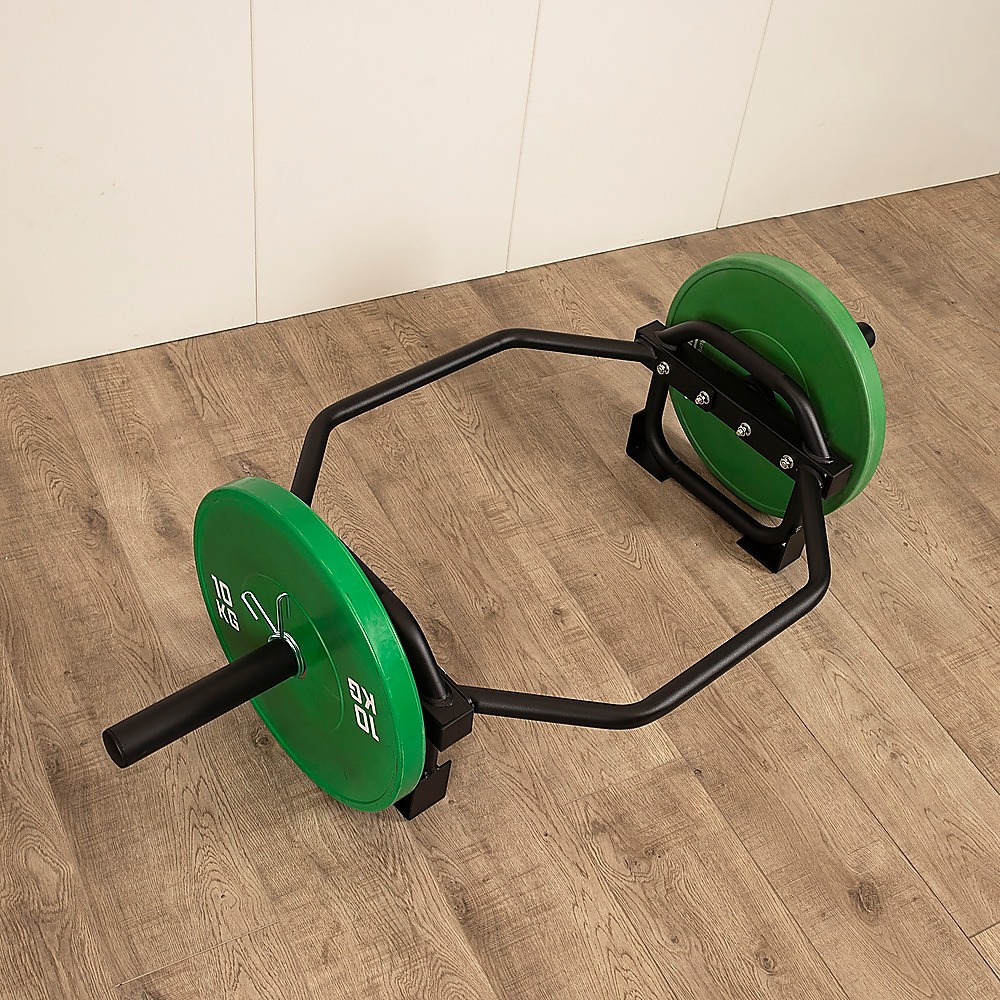 Barbell Olympic Trap Bar Hex Shrug Deadlift โ image 2