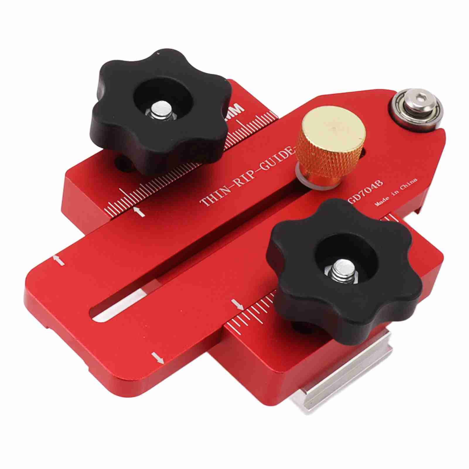 Woodworking Table Saw Jig Aluminum Alloy Router Table Band Saw Jig Guide for Repeat Narrow Strip Cuts — image 4