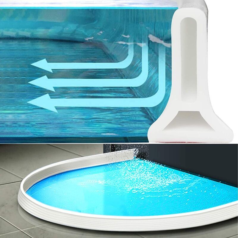 Foldable Shower Barrier Water Retention Dam White, 1 m — image 3