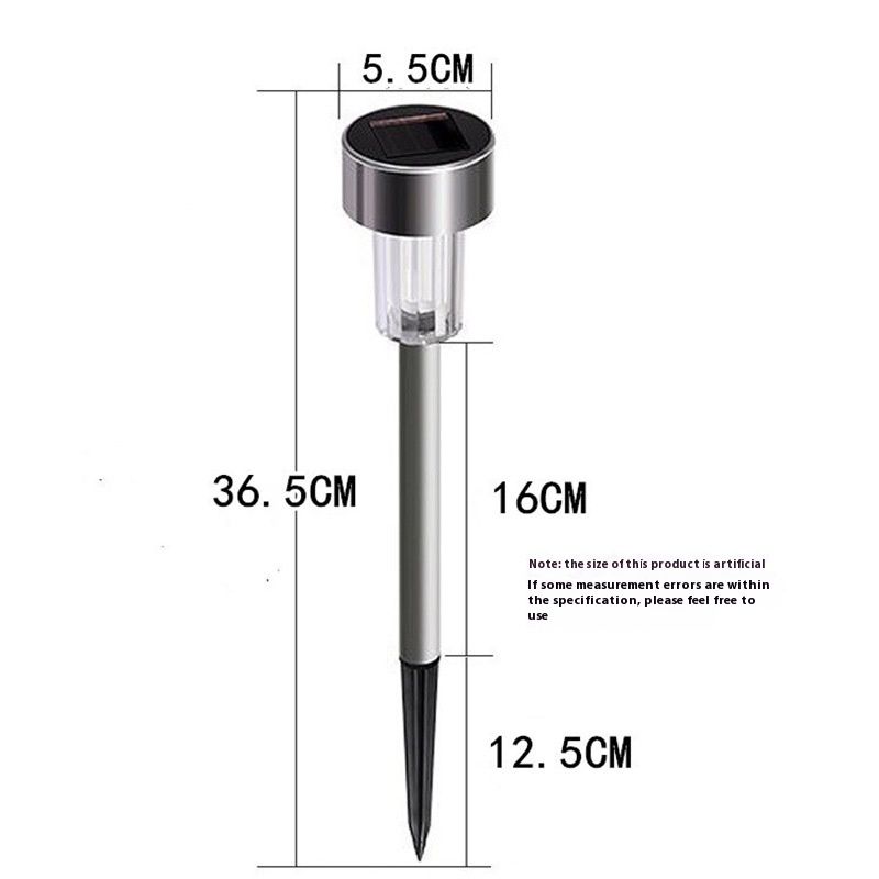 12PCS Solar Lights Outdoor Waterproof, Stainless Steel LED Landscape Lighting Outdoor Solar Lights for Outside Solar Garden Lights โ image 4