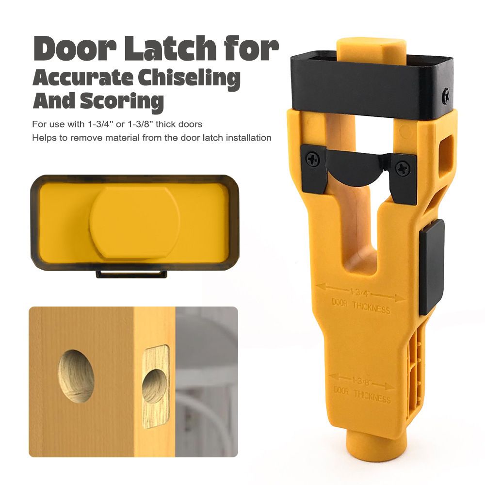 Door Latch Chisel Positioning Tool: Precise Positioning Without Measurement, Easy Installation With Less Effort/BLUE โ image 3