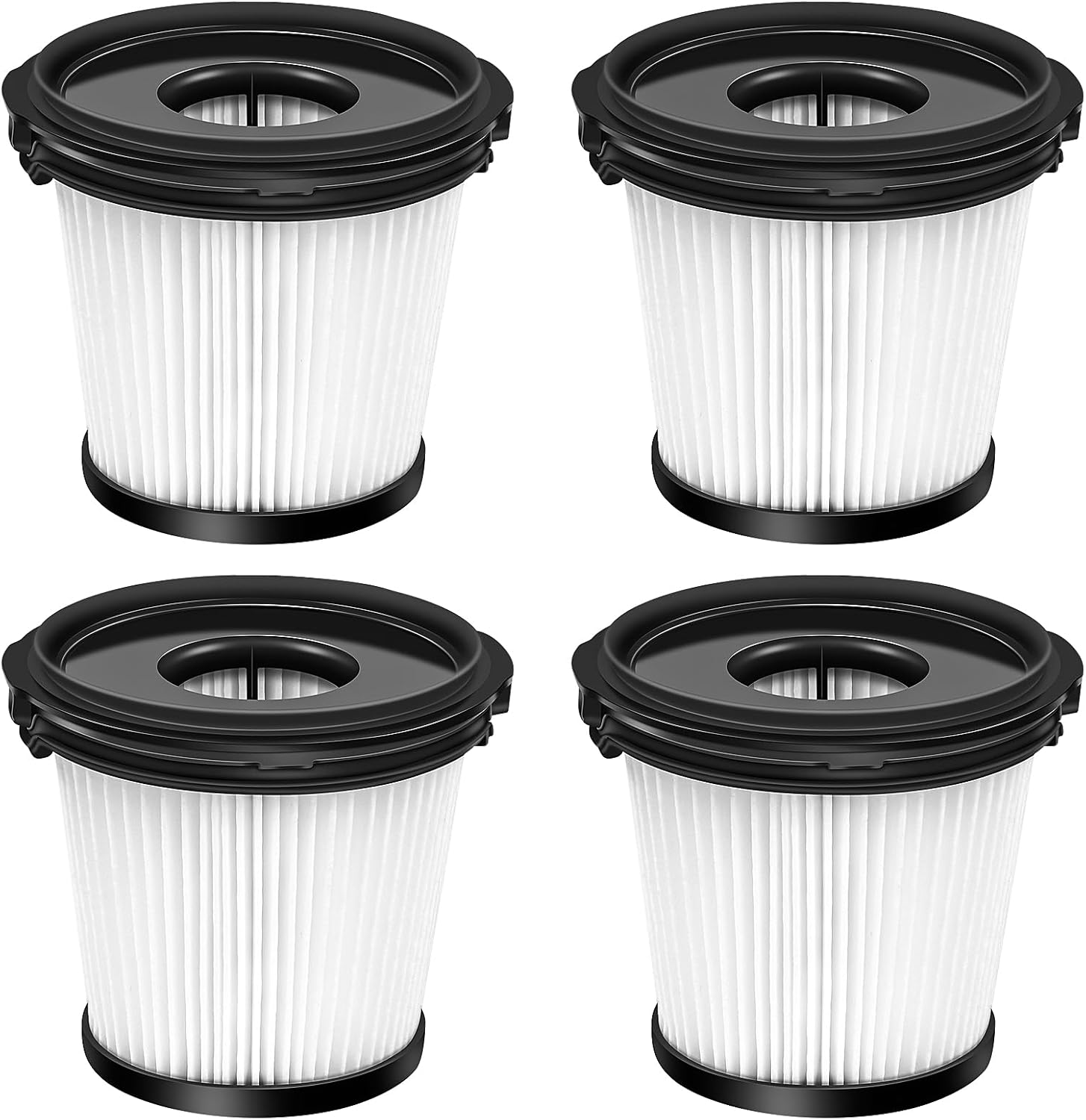 4 Packs HEPA Filters Replacement Part for Shark IW3511, IW1111, IW1120 Detect Pro Lightweight Cordless Stick Vacuum Cleaner and Shark BU3523 Clean Empty (4 Pcs