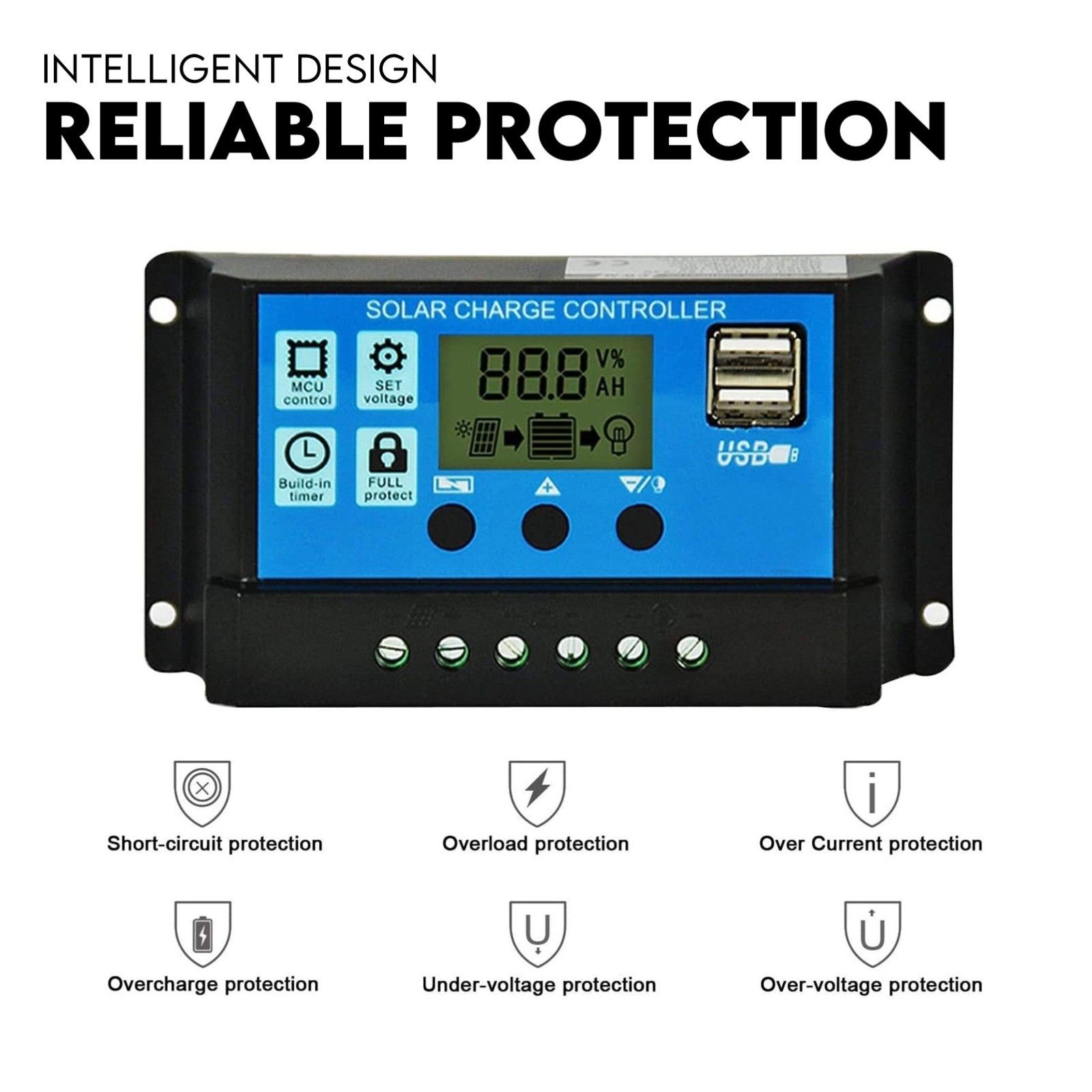 Double Swing Gate Opener Automatic Full Solar Power Kit Remote Control — image 3