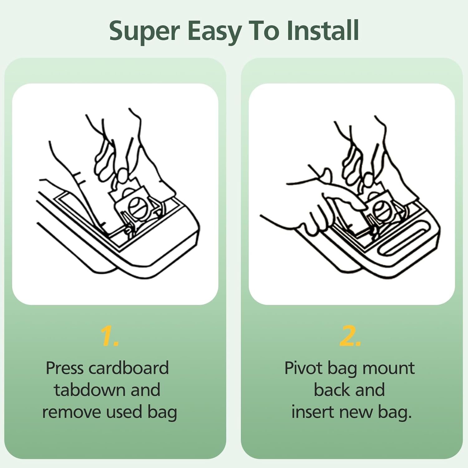 15 Pack Canister Vacuum Cleaner Bags Compatible with Kenmore Canister Type C/Q 5055, 50555, 50557, 50558 and Type C-5, C-18, 53292, 200 Series, 400 Series, 600 — image 6