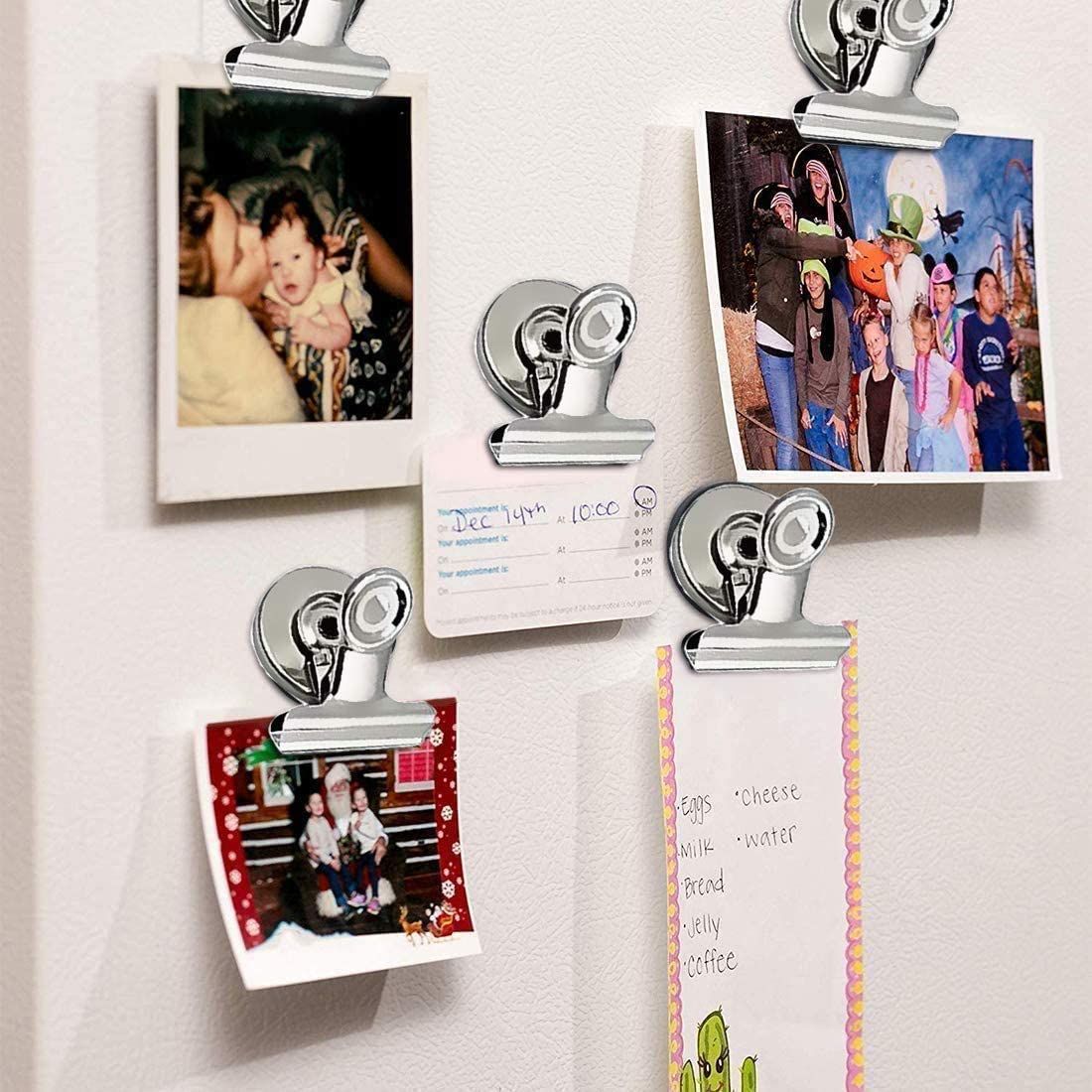 20 Pack Fridge Refrigerator Magnets, Strong Magnetic Clips for Whiteboard, Office, Locker, Photo Displays (30mm Wide) — image 4