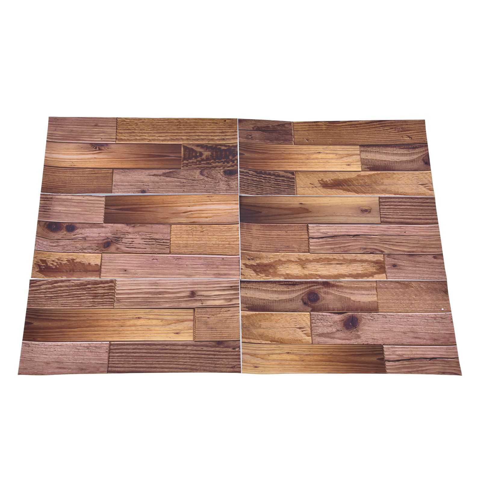 18PCS Wall Stickers Peel and Paste Wood Grain Furniture Refurbishment Sticker Waterproof for Kitchen Bathroom โ image 3