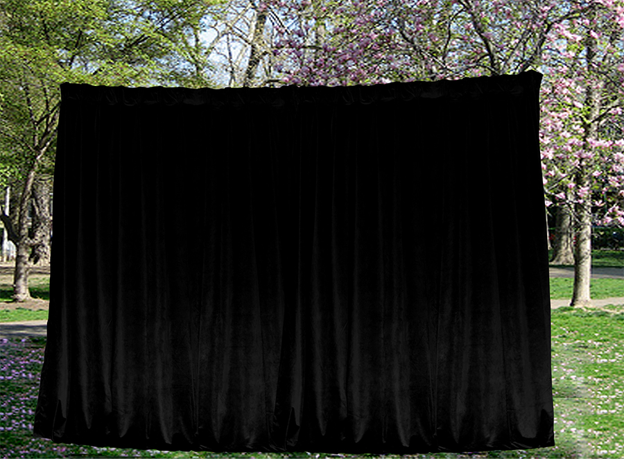 Large Thick Velvet Blockout Curtains 560x 230cm PINCH PLEAT 2 panel+Hooks Black โ image 2