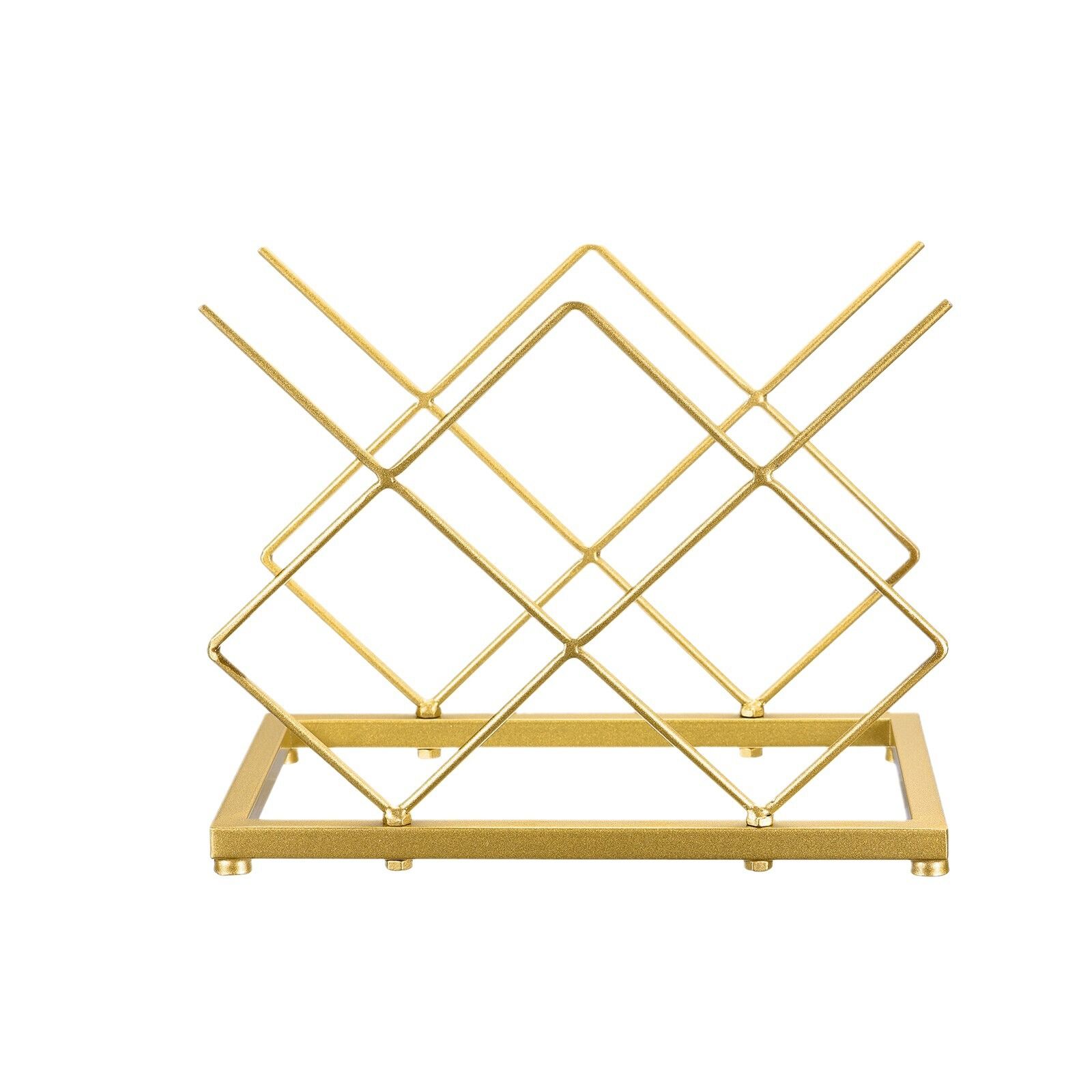 Wine Rack Countertop -5 Bottle Freestanding Modern Gold Metal Small Wine Rack Tabletop Wine Bottle Holder Stand for Cabinet Pantry