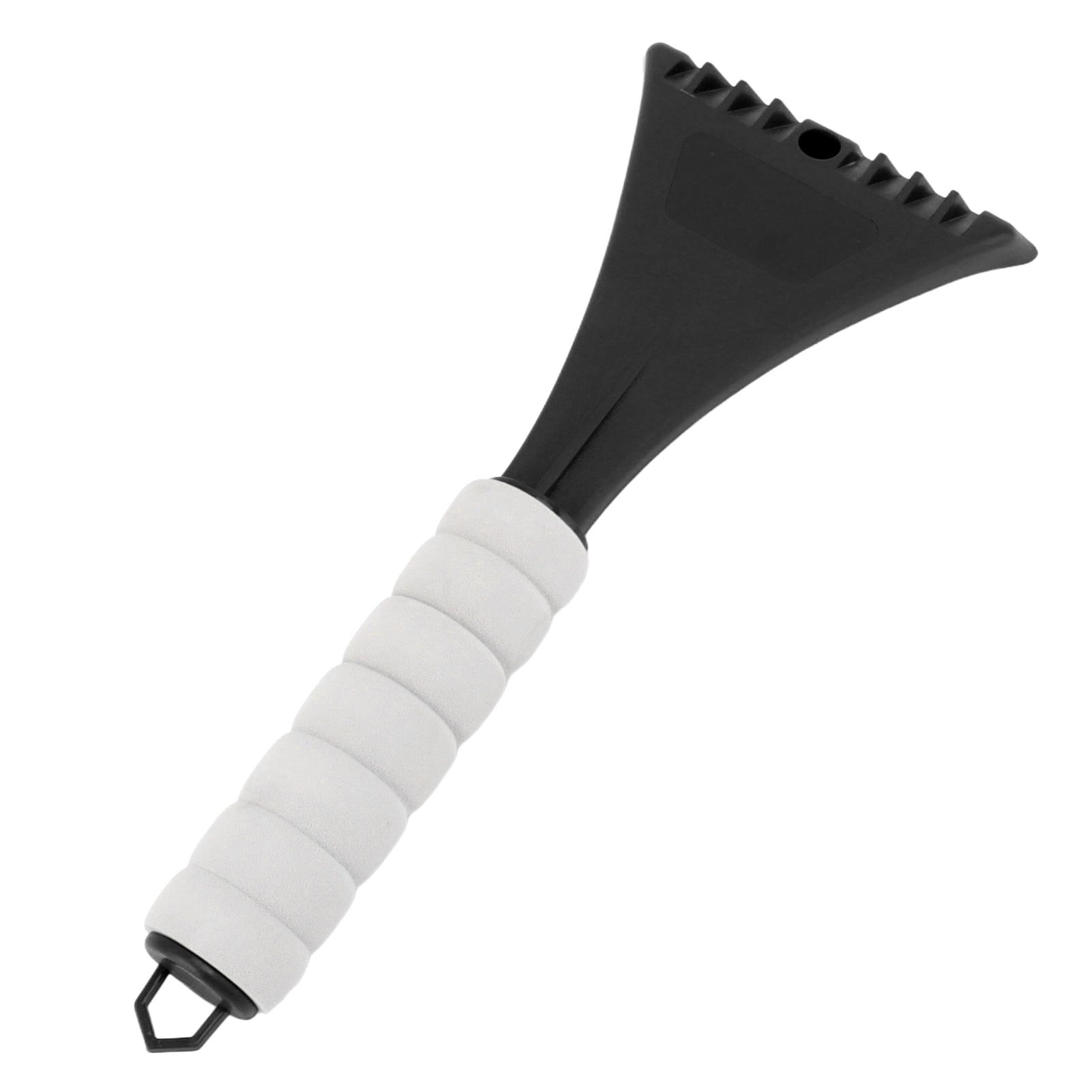 Car Windshield Shovel EVA Ergonomic Handle Rounded Corner Safe Portable Car Ice Scraper for Vehicle Outdoor Snow Black — image 2