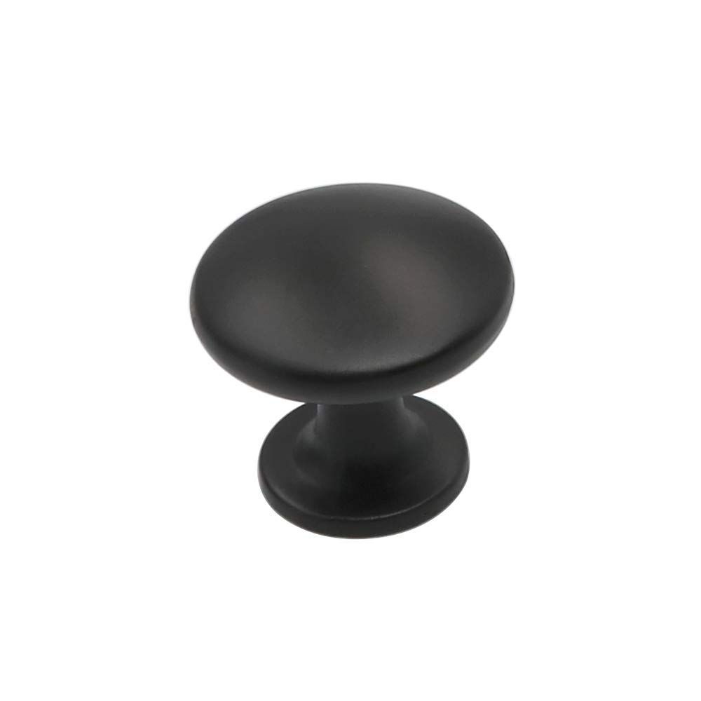 2pcs,Black Cabinet Knobs, Round Dresser Knobs Kitchen Drawer Knobs, Single Hole Cupboard Door Knobs Dresser Drawer Pulls Handles — image 4