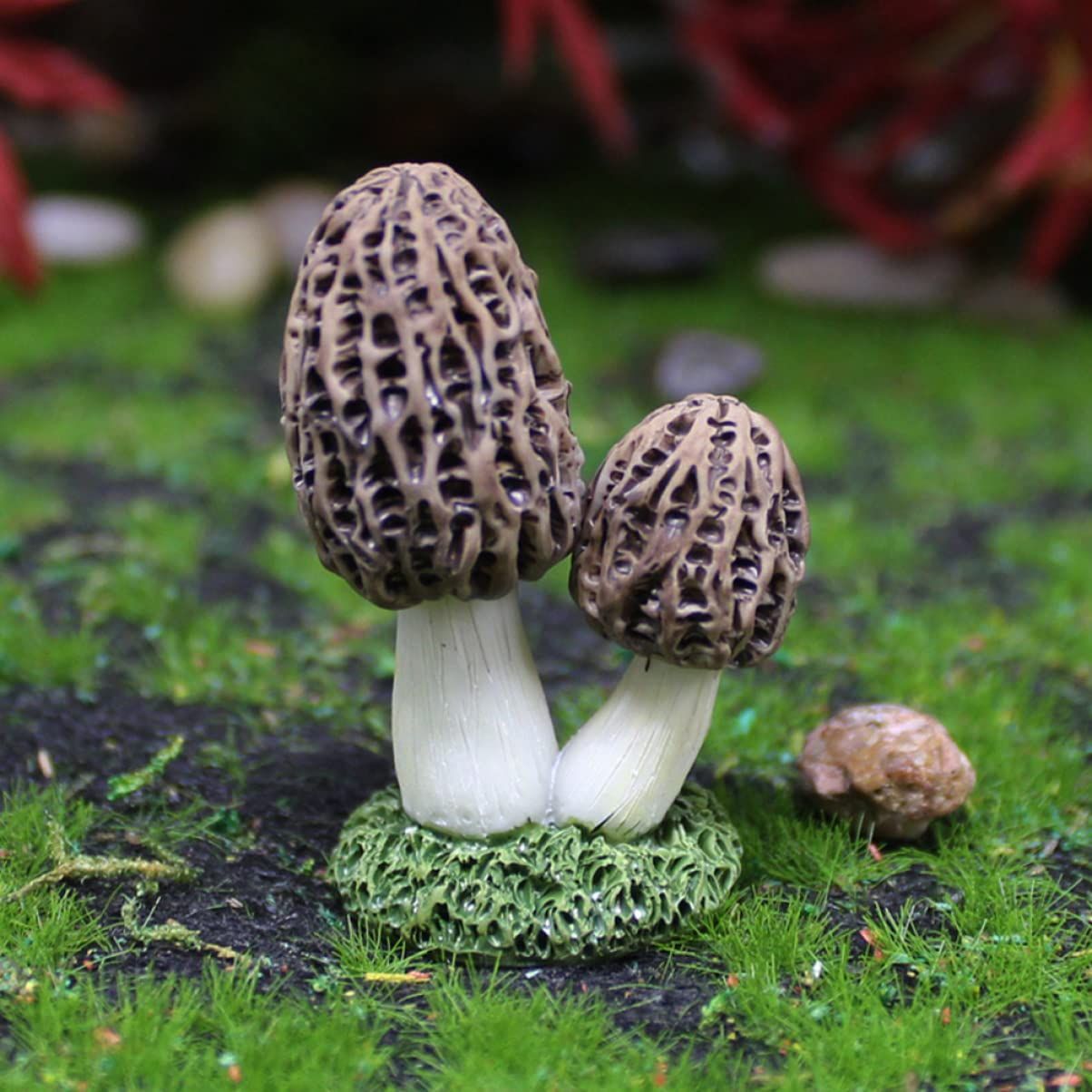 3pcs Ornaments Decor DIY Miniatures Lawn Garden Cute Micro Decoration Statues Figurines Mushrooms Cake Miniature Crafts Snail — image 2