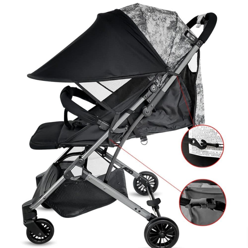 UPF50+ Stroller Cover Sun Protection Breathable Comfortable, Fits Most Strollers and Highchairs — image 4