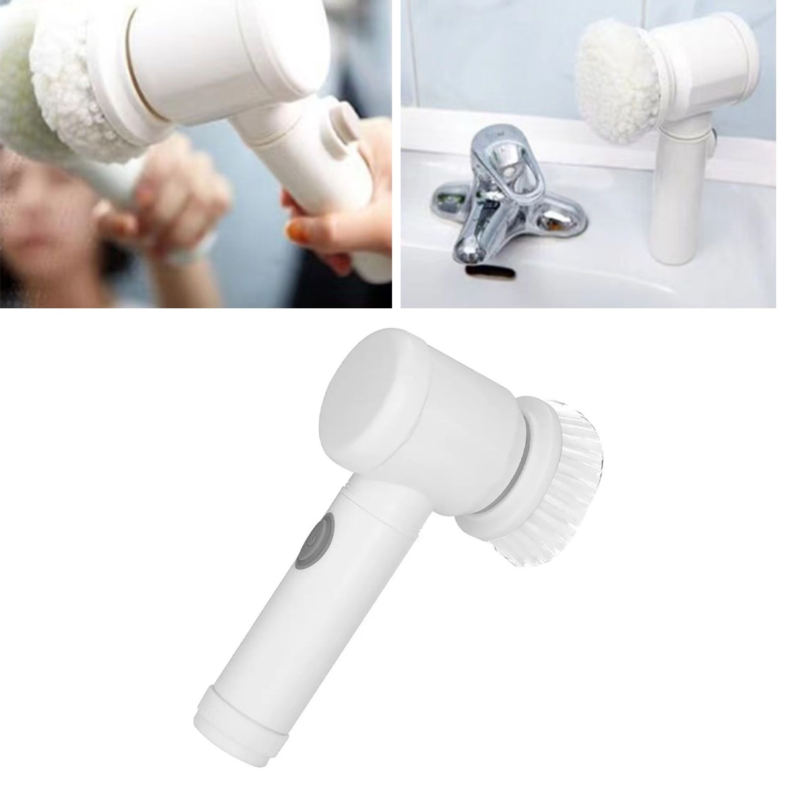 Electric Spin Scrubber Professional Cordless USB Rechargeable Automatic Handheld Cleaning Brush for Bathroom Kitchen — image 6