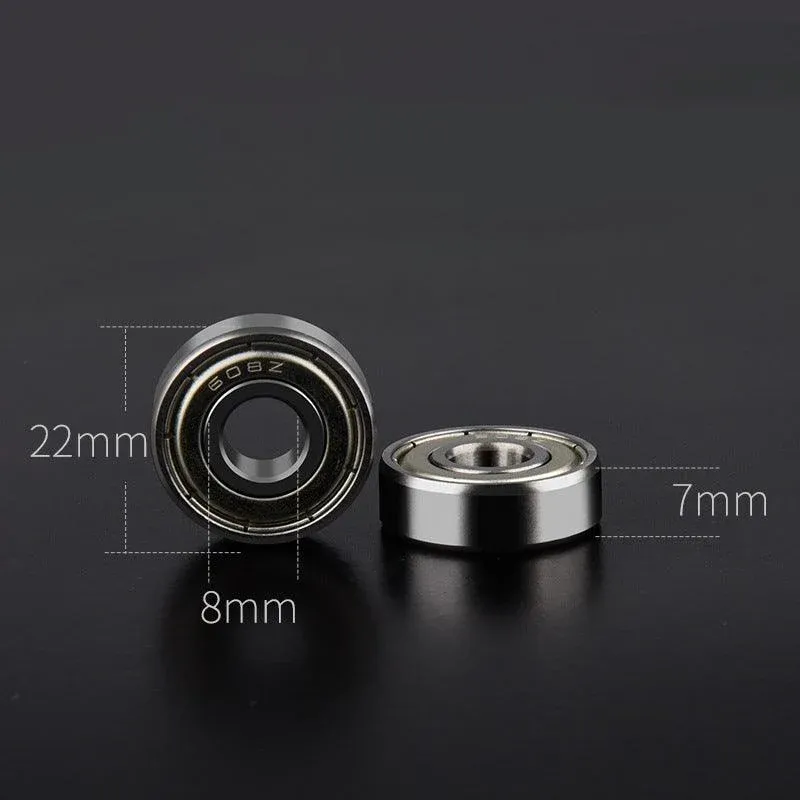 608ZZ ABEC-5 Ball Bearings 8x22x7mm for CNC 3D Printers Skateboards 10 to 50pcs - 10PCS โ image 4