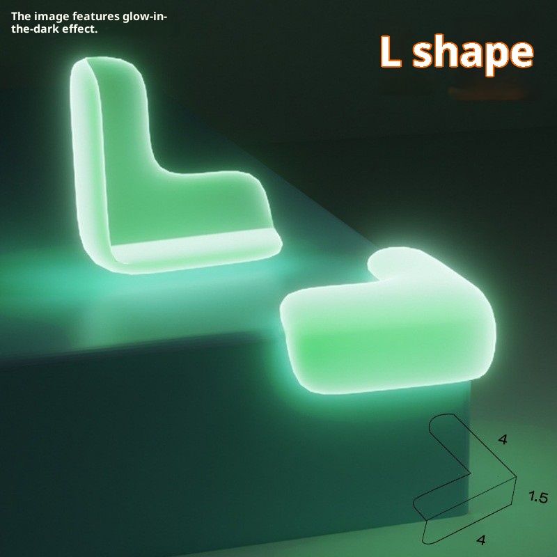 Luminous anti-collision corner protector Furniture Glass Table Desk Cupboard Corner Guards Clear Cushion Cover Protector Bumper 30pcs — image 4