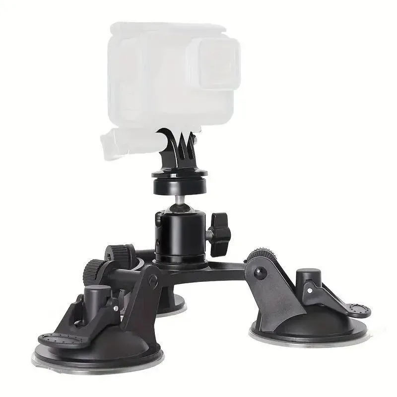 Sports Camera Accessories Three Legged Car Suction Cups Mounting Tool for Camera — image 2